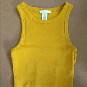 Ribbed Mustard tank top